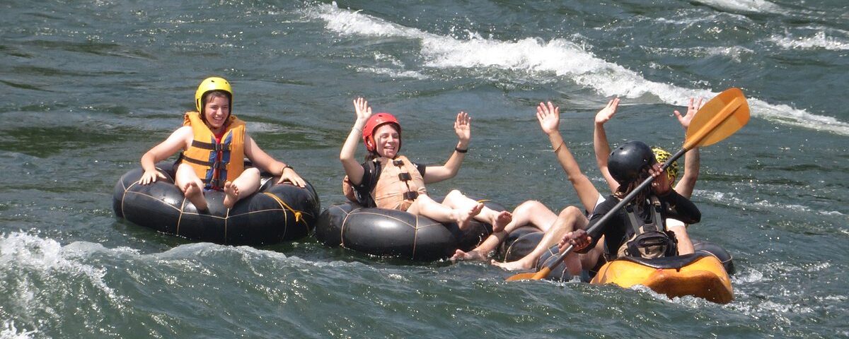 Tubing the River Nile