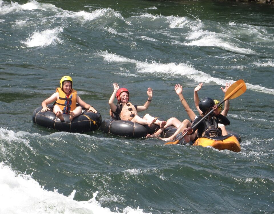 Tubing the River Nile