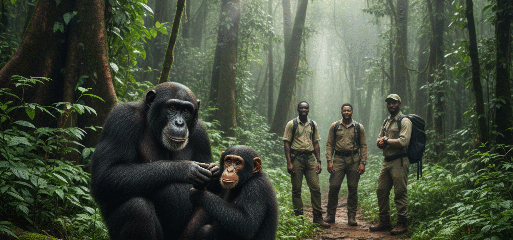 Are Professional Guides Available for Chimpanzee Tracking