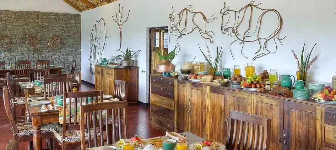 Are meals included in safari accommodation?